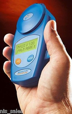 Misco Palm Abbe Digital Handheld Antifreeze Refractometer, Propylene Glycol Scales, Concentration, Freeze Point Degree F