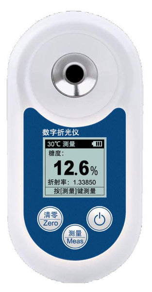 Digital Brix Refractometer 0-90% x 0.10% and Accuracy ±0.2%
