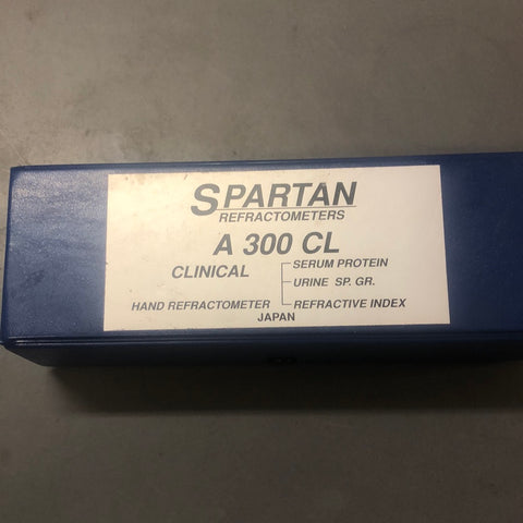 Spartan A300CL Clinical Refractometer, Serum Protein, Urine SG & Refractive Index