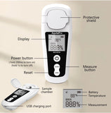 AQUILAPRO 0-55%Digital Brix Refractometer w/ ATC, +/-.2% Accuracy, USB Power