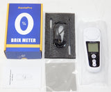 AQUILAPRO 0-55%Digital Brix Refractometer w/ ATC, +/-.2% Accuracy, USB Power