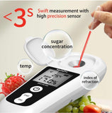 AQUILAPRO 0-55%Digital Brix Refractometer w/ ATC, +/-.2% Accuracy, USB Power