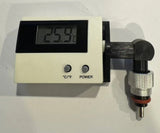 Abbe Refractometer Digital Thermometer

 

Thermometer for Abbe Refractometers
Temperature Accuracy: +/-0.1°C
LR44 1.5V Button Cell Battery is not included due to shipping restrictions
Perfect for turning a standard glass & mercury thermometer into an easy to read digital thermometer in seconds.
Reads in Fahrenheit and Celsius


Compatible with 2WAJ type Abbe Refractometers - Vee Gee C10, Kruss AR4 and more. 