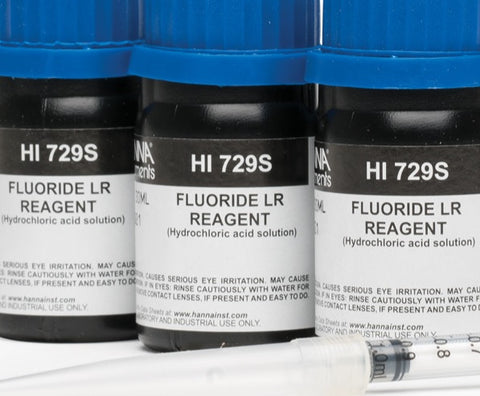 HI729-26 Fluoride Low Range Checker® HC Reagents 3 Bottles