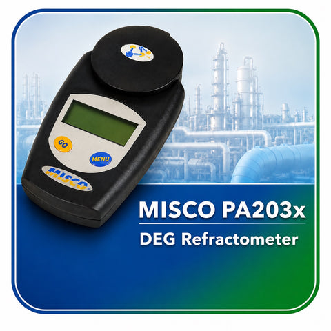 MISCO Palm Abbe PA203X Digital Refractometer for Diethylene Glycol (DEG)