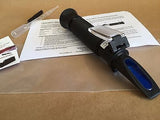 RHS-10ATCc Black Salinity Refractometer Dual Scale PPT & SG