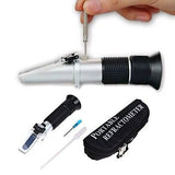 0-10% ATC BRIX REFRACTOMETER, SOFT CASE + (10) 3ml Pipettes, RHB-10ATC