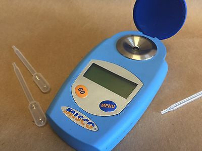 Misco Palm ABBE Digital Handheld Refractometer, Glycerine and Propylene Glycol Scales, Concentration, Freeze Point Celsius