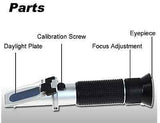 $49 0-32.0% ATC Brix Refractometer Wine Brew CNC Sugar Wort Brew BIG PRINT