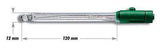 Hanna Instruments HI1131P Refillable, combination pH electrode