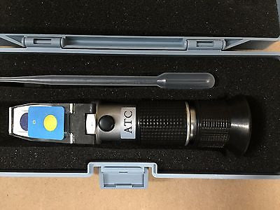 0-80% Brix Refractometer Syrup, Jam, Sauces SINGLE SCALE! LED Daylight Plate