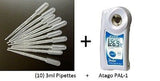Atago PAL-1 Digital 0-53% Brix Refractometer 32 + (10) 3ml Pipettes