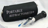 0-32%ATC Brix Refractometer, Wine Beer CNC Fruits Vegetables Beersmith, Soft Case