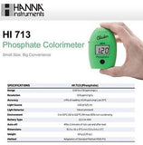 Hanna HI 713-25 Checker Phosphate Reagent - (50) Tests, HI713  AUTHORIZED DEALER