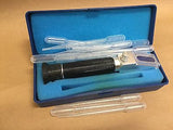 NISupply Heavy Duty 0-32% ATC Brix Refractometer, RHBN-32ATC + (10) 3ml Pipettes