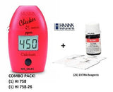 COMBO PACK! Hanna HI 758 Checker HC Calcium Photometer (Orange) w/ HI758-26