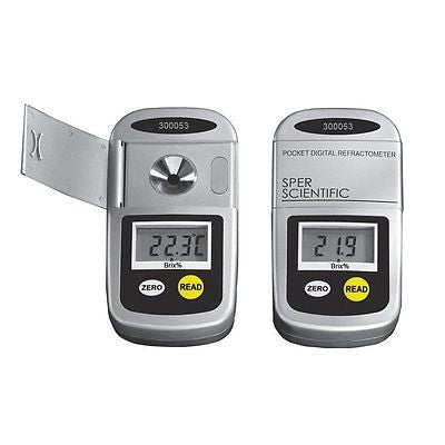 Sper Scientific 300053 Pocket Digital Refractometer, Brix: 0 ~ 95%