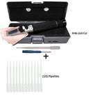 NISupply 0-10% ATC BRIX REFRACTOMETER 4 MAPLE SAP, CNC, RBTI + (10) 3ml Pipettes