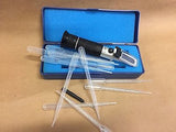 0-32% ATC Brix, Oechsle, KMW Refractometer Wine Beer - (10) 3ml Pipettes, RHB-32