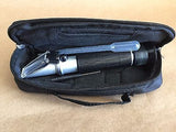 0-10% ATC BRIX REFRACTOMETER 4 MAPLE SAP, CNC, RBTI, COOLANT, CLEANERS SOFT CASE