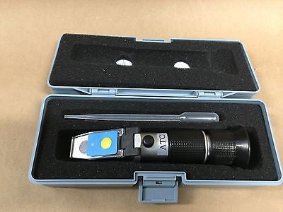 Premium Honey Refractometer; Beekeeping Bees Brix 90 w/ a lighted daylight plate