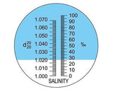 Heavy Duty Salinity Refractometer for Aquarium Ocean Salt Water, Hydrometer, Calibration Knob
