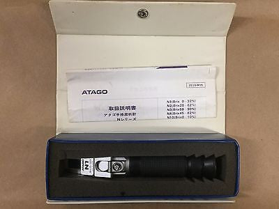 Atago N1 Hand-Held Refractometer, 0.0-32.0% Brix