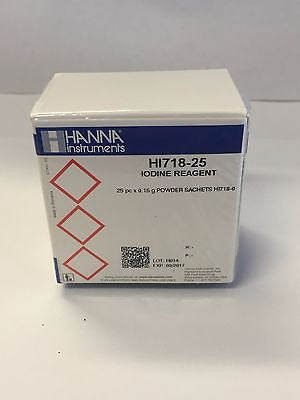 Hanna HI 718-25 Checker Iodine Reagent (25) Tests HI718