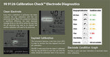 HI 9126 Calibration Check Waterproof pH/mV/ºC Meter