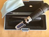 USED BREWfractometer Brix 0-32% 1.000-1.140 Wort SG Beer Brew Refractometer