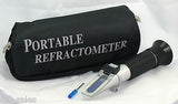 Salinity Salt Refractometer 4 Aquarium, Hydrometer SOFTCASE - w/ 35ppt Solution
