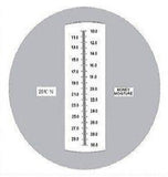 Accurate Honey Moisture Refractometer 4 Bees Brix Heavy-Duty, 90