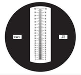 Glycerin Refractometer Scale