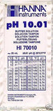 Hanna Instruments HI70010P pH Meter Buffer Solution Pouches 10.01, 20ml Pouch