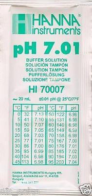 Hanna Instruments HI70007P pH Meter Buffer Solution Pouches 7.01, 20ml Pouch