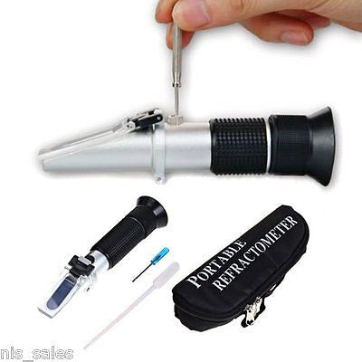 RSG-100ATC Black Brix & Beer Sugar Wine Wort SG 0-32% Refractometer SOFTCASE USA