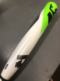 DeMarini CF Zen 2017 USED -5 33/28 2 5/8" Green & White Baseball Bat WTDXCB52833-17