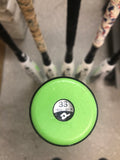 DeMarini CF Zen 2017 USED -5 33/28 2 5/8" Green & White Baseball Bat WTDXCB52833-17
