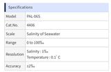 Atago PAL-06S Seawater Salinity Digital Refractometer