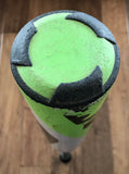 DeMarini CF Zen 2017 USED -5 33/28 2 5/8" Green & White Baseball Bat WTDXCB52833-17
