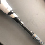 DeMarini CF Zen 2017 USED -5 33/28 2 5/8" Green & White Baseball Bat WTDXCB52833-17