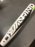 DeMarini CF Zen 2017 USED -5 33/28 2 5/8" Green & White Baseball Bat WTDXCB52833-17