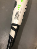 DeMarini CF Zen 2017 USED -5 33/28 2 5/8" Green & White Baseball Bat WTDXCB52833-17
