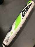 DeMarini CF Zen 2017 USED -5 32/27 2 5/8" Green & White Baseball Bat WTDXCB52832-27 #8