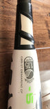 DeMarini CF Zen 2017 USED -5 33/28 2 5/8" Green & White Baseball Bat WTDXCB52833-17